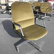 Shell High Back Chair (Olive Green)